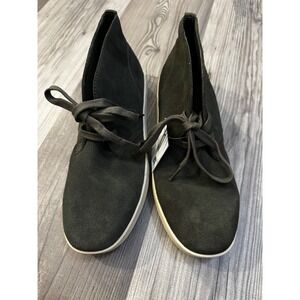 NWT Cadillac Mens Suede Chukka Boots Olive Green Desert Shoes Crest Logo 9.5